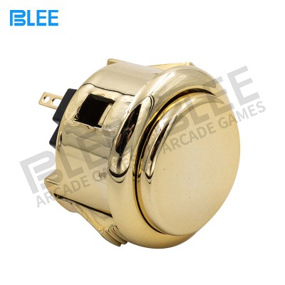 2020 Newest design Gold 30mm 12V arcade push button