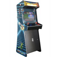 Slim Upright Arcade Game Machine with 22'' LCD and 3500 games